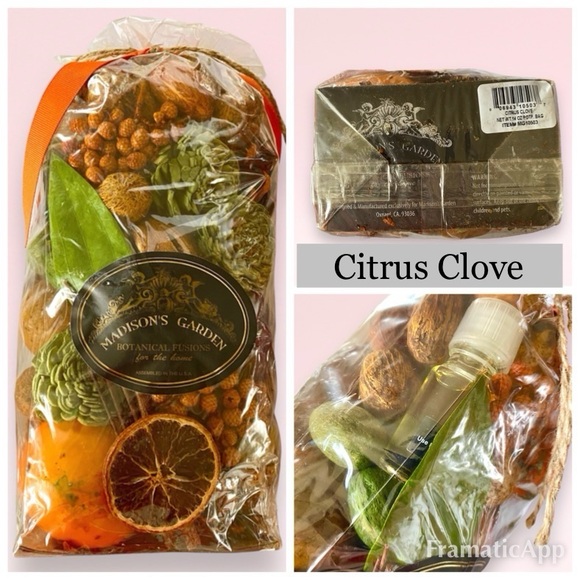 NWT *CHOICE* Madison’s Garden Luxury Botanical Potpourri + Essential Oil Holiday - Picture 4 of 9